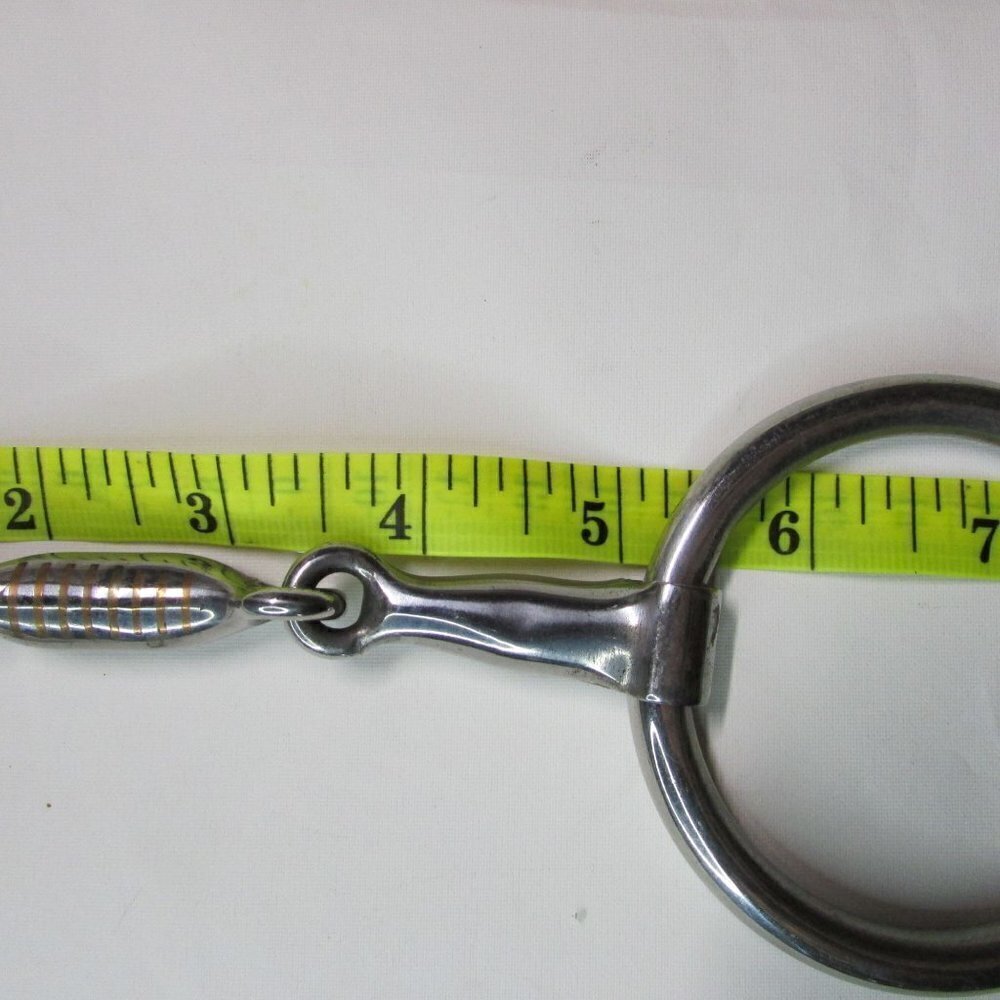 Professional's Choice O Ring Three Piece Snaffle Bit PCB-97A - Picture 4 of 4